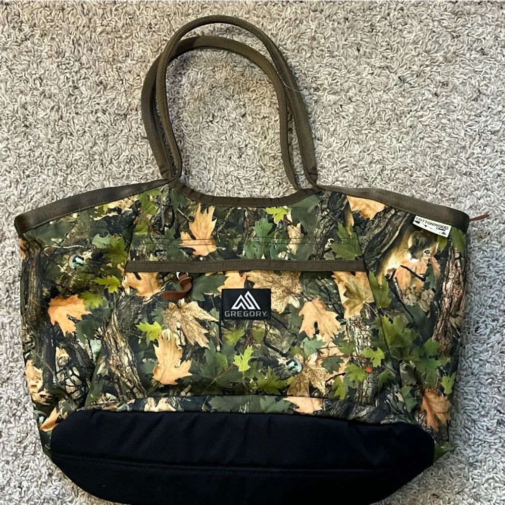 RARE PRINT Gregory Large Shoulder Bag Purse Laptop Bag - Picture 1 of 4